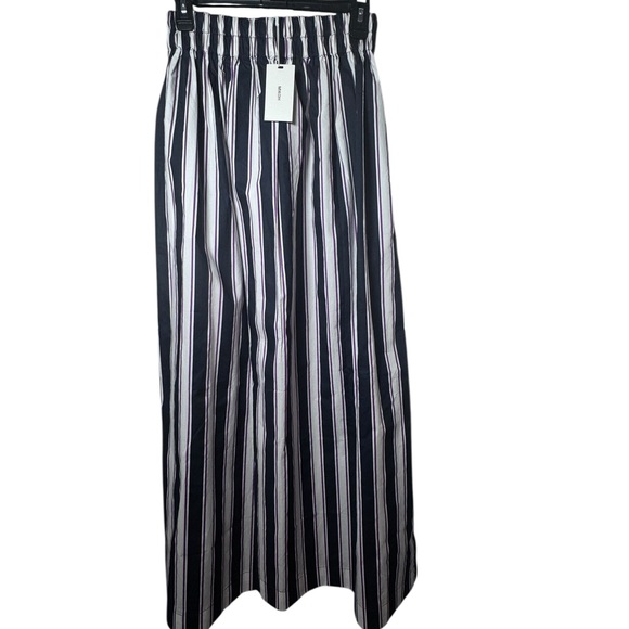 Mikoh Purple and White Striped Skirt - Picture 3 of 7